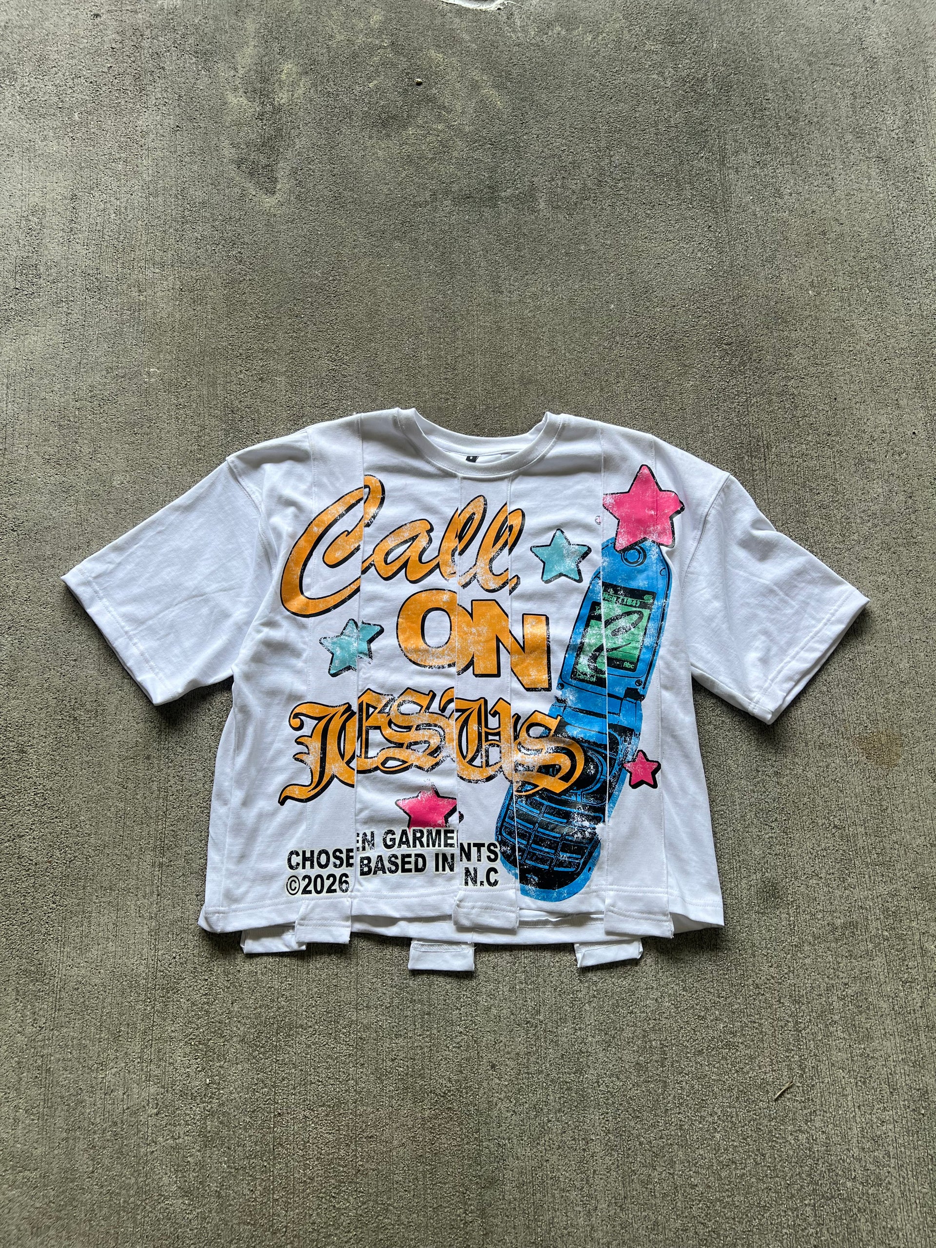 Call On Jesus White Tee