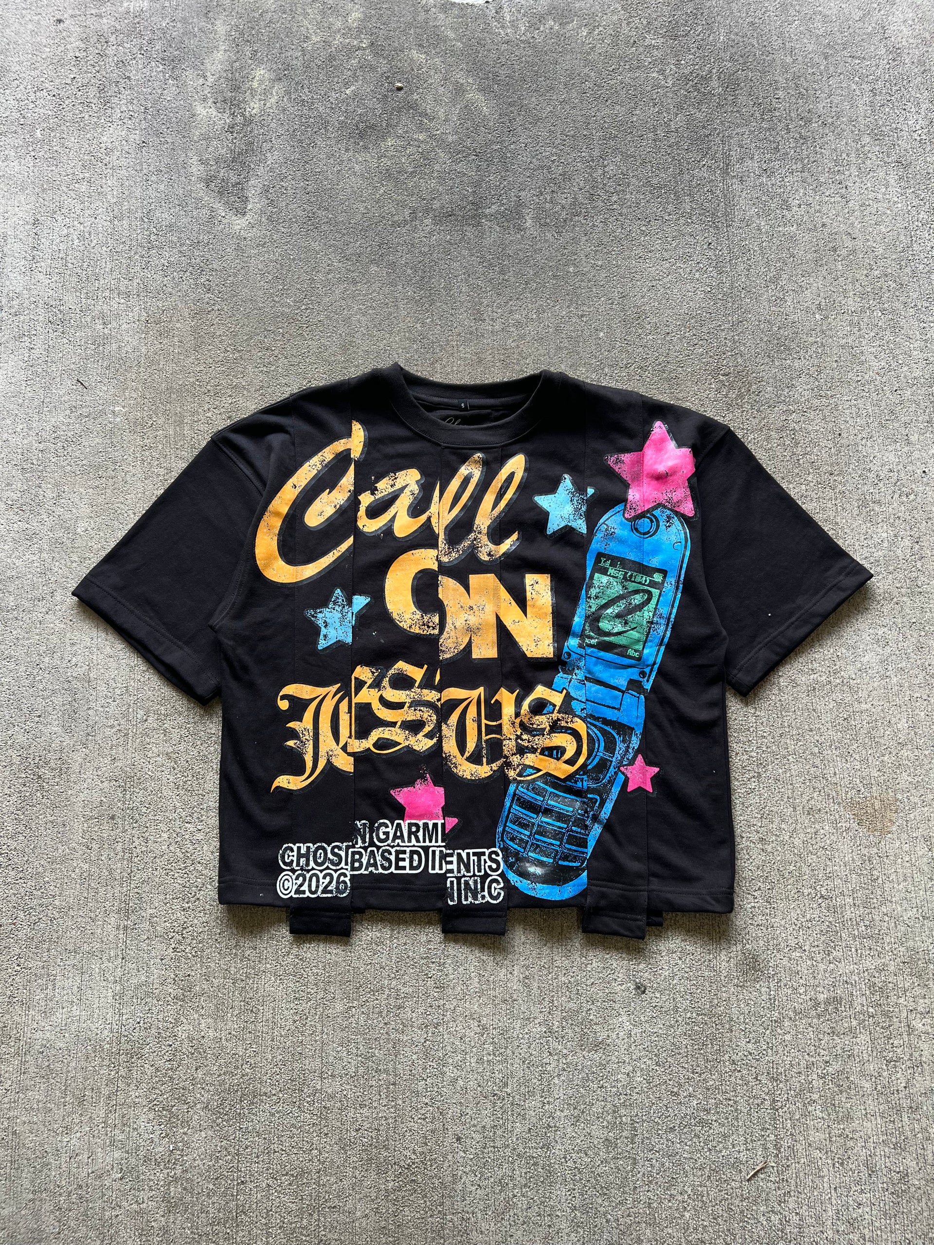 Call On Jesus Black Tee