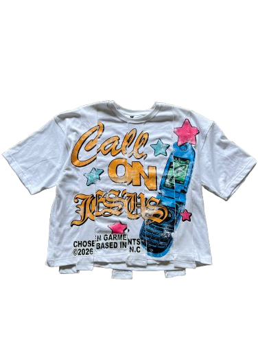 Call On Jesus White Tee