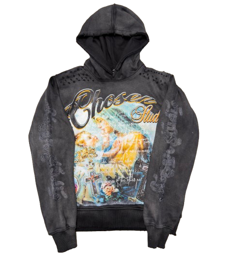 Coal Baby Jesus Distressed Hoodie