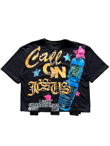 Call On Jesus Black Tee